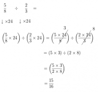 Why do we 'invert' the divisor in division of fractions